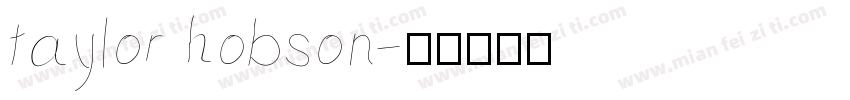 taylor hobson字体转换